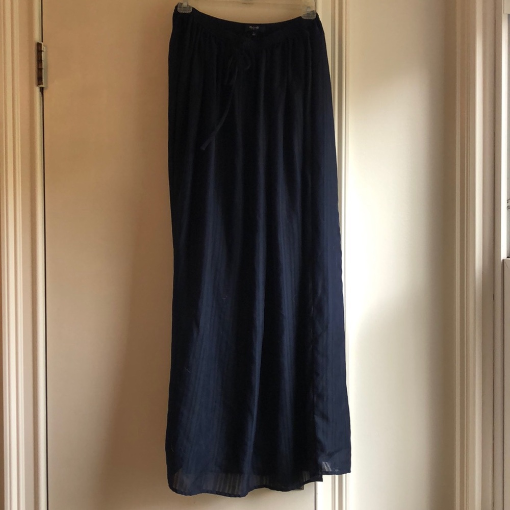 Madewell Navy Maxi Skirt